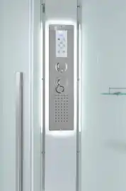 Душевая кабина AvaCan KD2911LED 110x90 см, низкий поддон, с крышей
