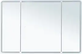 Зеркальный шкаф Aquanet Оптима 120 с LED подсветкой, 341429