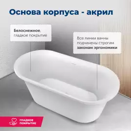 Акриловая ванна Aquanet Family Smart 170x78 88778 Matt Finish 260053