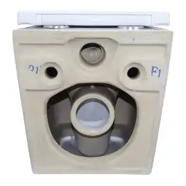 Подвесной унитаз Azario Pro PRO-002 безободковый, с сиденьем микролифт, Белый глянцевый