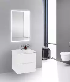 Тумба под раковину BelBagno ETNA39-500/390-2C-SO-BL-P подвесная Bianco Lucido