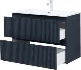 Тумба под раковину Aquanet Джейн (Flat) 90 маренго, подвесная, 335430