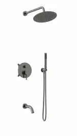 Душевая система  Vincea Villa VSFW-1VL3GM VSFW-1VL3GM встраиваемая, вороненая сталь