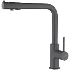 Смеситель для кухни Aquatek Европа AQ1386MB с подключением к фильтру с питьевой водой, Черный матовый