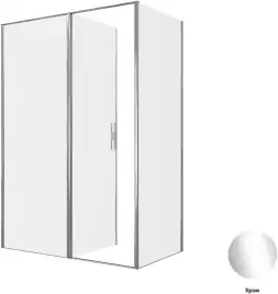 Душевой уголок Allen Brau Priority 140x80 3.31034.00 + 3.31040.00 хром