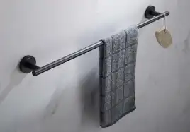 Держатель полотенец 600 мм Aquatek Оберон AQ4214MB, Черный матовый