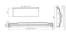 Фронтальная панель FLAT MG 170 Marka One