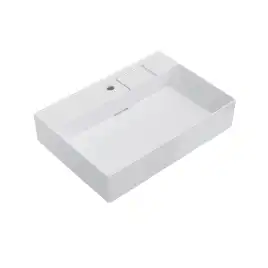 Раковина KERAMA MARAZZI LOGICA мебельная\подвесная, с одним отверстием, 70 см, белая глянцевая, LO.wb.70.1