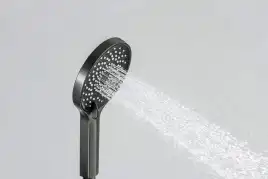 Душевая лейка Aquatek Лугано AQ2201BGM, Оружейная сталь