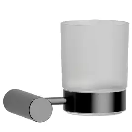 Стакан подвесной AVS Slimmer, оружейная сталь