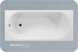 Акриловая ванна Vagnerplast KASANDRA 140х70 VPBA147KAS2X-04 прямоугольная, Белая
