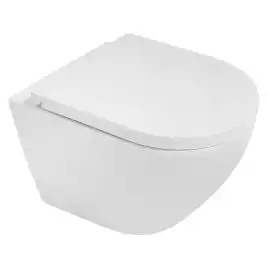 Унитаз подвесной Azario Blanko AZ-9003WT подвесной, безободковый, со смывом 