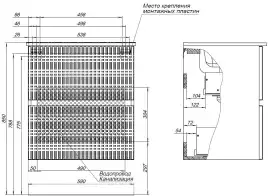 Тумба под раковину Aquanet Джейн 60 маренго 313300