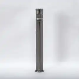 Смеситель для раковины AVS Beauty высокий, оружейная сталь, 811-551-GM