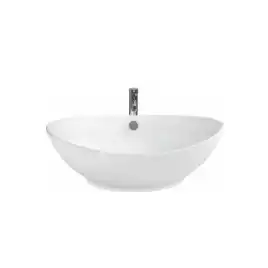 Раковина накладная CeramaLux 590х385х190 9019, цвет Белый