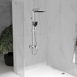 Душевая система  Vincea Cube VSFS-4C12CH VSFS-4C12CH для ванны с изливом, хром