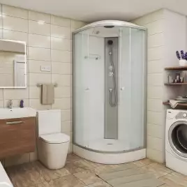 Душевая кабина Niagara Eco 100х100х215 NG-4302-14 низкий поддон, без гидромассажа