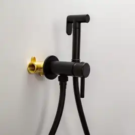 Гигиенический душ со смесителем AVS Slimmer 811-131-MB, черный матовый