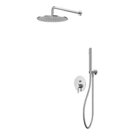 Душевая система для душа WHITECROSS Y brushed nickel YSET04NIB, скрытого монтажа, Никель брашированный