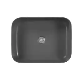 Раковина накладная Aquatek Вега 50х39х13 AQ5515-MG, Серая матовая