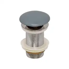 Раковина AVS Лилиан 36x36 голубая матовая с донным клапаном