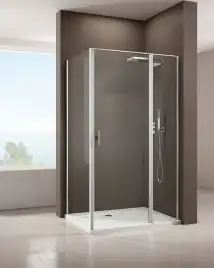 Душевой уголок Allen Brau Priority 90x100 3.31001.00 + 3.31019.00 хром