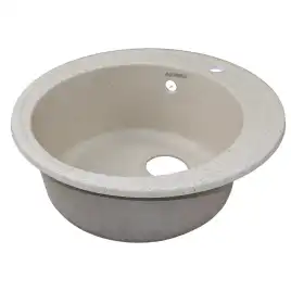 Кухонная мойка AZARIO Solo 505x505x190 искусственный мрамор, цвет песочный: CS00105235