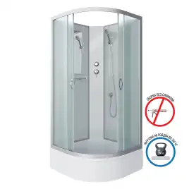 Душевая кабина Niagara Classic 90х90х200 NG-3301-14BK средний поддон, без гидромассажа, 33011424BK