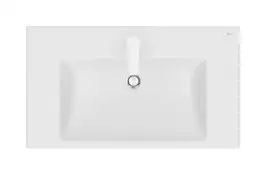 Раковина RocaThe Gap Plus 80 см 3270M0004 высокий бортик, белая