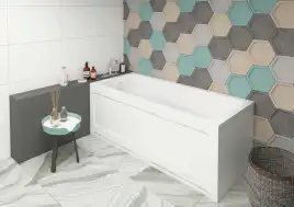 Акриловая ванна AZARIO BELLA 165х70 AV.0020165, прямоугольная