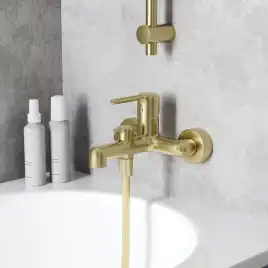 Смеситель для ванны IDDIS Aiger AIGMG00i02WA  цвет, Матовое золото