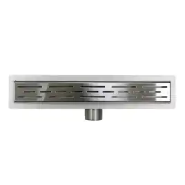Душевой лоток Azario 60 см AZT2FT01600 с перфорированной решеткой, Хром матовый