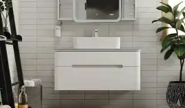 Тумба под раковину Jorno BOSKO 100 Bos.01.100/P/W Белая