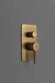 Смеситель для душа Allen Brau Priority 5.31011-GB (с внутренней частью, 2 выхода) золото