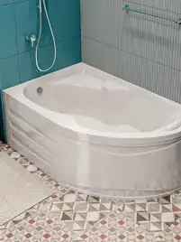 Акриловая ванна 1Marka DIANA 150x90 Асимметричная Белая Левая 01ди1590л