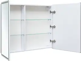 Зеркальный шкаф Aquanet Оптима 100 с LED подсветкой, 341427
