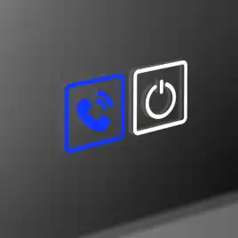 Зеркало BelBagno SPC-GRT 100х80 SPC-GRT-1000-800-LED-TCH-PHONE с подстветкой, сенсорный выключатель