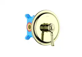 Смеситель для душа Aquatek Классик AQ1566PG встраиваемый, с внутренней частью, Полированное золото