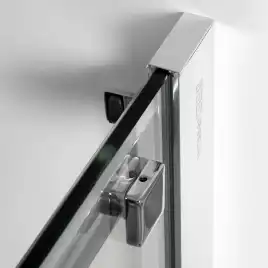 Душевая дверь WasserKRAFT Alme 15R 130 см, 15R30, профиль Хром, стекло Прозрачное