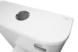 Унитаз напольный Azario Berton AZ-6093 безободковый, смыв Торнадо, с бачком и сидением микролифт, Белый глянцевый