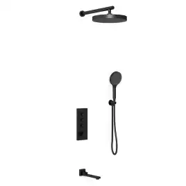Душевая система  Vincea  VSFW-433TI2MB VSFW-433TI2MB встраиваемая, черный матовый