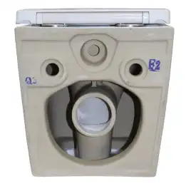 Подвесной унитаз Azario Teramo AZ-0052-UQ3 безободковый, смыв Торнадо, в комплекте с сидением микролифт, Белый глянцевый