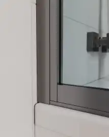 Душевая шторка на ванну CEZARES SLIDER-VF-11-90/150-C-GM стекло Прозрачное, профиль Оружейная сталь