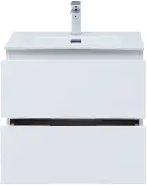 Тумба под раковину Aquanet Алвита New 60 2 ящика, белый матовый 277510