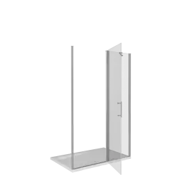 Душевая дверь Good Door Mokka WTW-130-C-WE, МК00007, профиль Белый, стекло Прозрачное