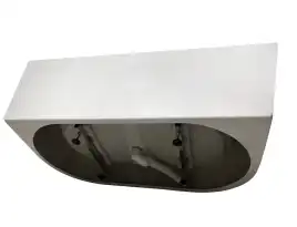 Акриловая ванна Abber 170х80 AB9216-1.7, отдельностоящая, Белая глянцевая