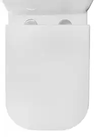 Унитаз-компакт Azario RIANO AZ-1305A напольный, безободковый, со смывом Торнадо, в комплекте с бачком и сиденьем микролифт, Белый глянцевый