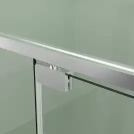 Душевой уголок Azario MALE SQR-90х90х195-CH-CL, прозрачное стекло 6 мм, профиль хром, AZ-J50-90-CH-CL