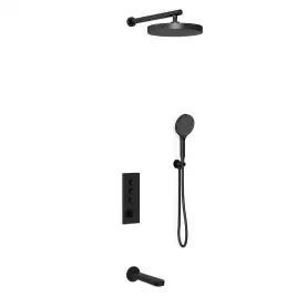 Душевая система  Vincea Inspire VSFW-433TI5MB VSFW-433TI5MB встраиваемая, черный матовый