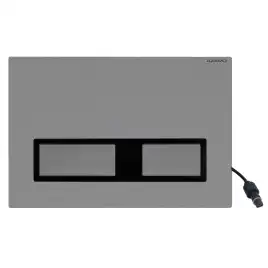 Кнопка смыва AZARIO NEW AZ-008.02 инфракрасный сенсор, механическая, белый глянцевый